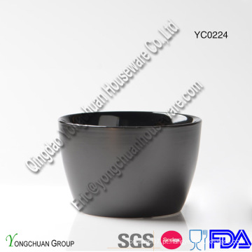 Cerâmica Black Serving Bowl para Atacado